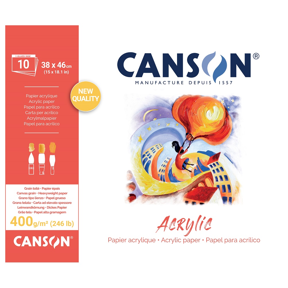 Canson Figueras olieverfpapier blok 290gram - 38x46cm